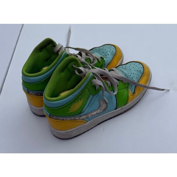 Multicolored Custom Kids Jordan 1's - Picture 5 of 5